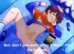 1boy anal anal_object_insertion anilingus animated anus asmr ass bare_legs bed bedroom blue_jacket blue_shorts blush bottomless censored cleaning comforting controller crying drinking embarrassed exhausted game_console game_controller green_eyes groin handheld_game_console indoors interior jacket konoha_sakura_(artist) laughing legs lowres lube lube_bottle lying male_focus moaning nervous nintendo nintendo_switch nipples object_insertion on_bed original patch penis perineum pov purple_hair red_jacket riding screen shorts shota small_penis smile sound sound_effects spread_anus spread_ass spread_legs subtitled sweat tearing_up tears testicles tickling tickling_feet toe_sucking video wavy_mouth yaoi zsigdq_(voice_actress)