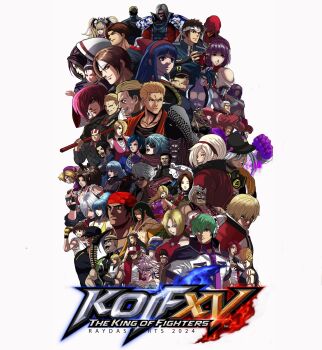 Rule 34 | 6+boys, 6+girls, adelheid bernstein, ainu clothes, andy bogard, angel (kof), antonov (kof), arm behind head, artist name, asamiya athena, ash crimson, bike shorts, billy kane, blue eyes, blue hair, blue mary, bodysuit, braid, breasts, brown eyes, brown hair, chinese clothes, chris (kof), clark still, cleavage, clenched hands, closed eyes, dark-skinned female, dark-skinned male, dark skin, darli dagger, dolores (kof), dress, duo lon, elisabeth blanctorche, eyepatch, fatal fury, fingerless gloves, fire, gato (snk), geese howard, gloves, goenitz, green hair, grey hair, hachimaki, hair over one eye, hair ribbon, haoumaru, headband, heidern, highres, isla (kof), jacket, japanese clothes, b. jenet, joe higashi, k' (kof), k9999, kagura chizuru, kicking, kim kaphwan, king (snk), king of dinosaurs, krohnen, kukri (kof), kula diamond, kusanagi kyou, large breasts, legs, long hair, luong, mature (kof), maxima, medium breasts, meitenkun, midriff, military, military uniform, multiple boys, multiple girls, muscular, muscular male, nakoruru, nanakase yashiro, navel, nikaidou benimaru, one eye closed, open clothes, open jacket, open mouth, orochi (kof), pants, ponytail, purple hair, ralf jones, ramon (kof), red hair, ribbon, robert garcia, rock howard, rugal bernstein, ryou sakazaki, ryuuko no ken, samurai spirits, serious, shermie (kof), shijou hinako, shiranui mai, shirt, shun'ei, snk, sylvie paula paula, tattoo, terry bogard, the king of fighters, thighs, twintails, vanessa (kof), whip, white hair, wink, wrestling outfit, yabuki shingo, yagami iori, yamazaki ryuuji