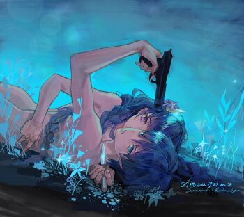 Rule 34 | 1boy, 1girl, absurdres, braid, genshin impact, highres, long hair, looking at viewer, low-braided long hair, low-tied long hair, mother and son, purple eyes, purple hair, raiden shogun, scaramouche (genshin impact), very long hair, ya12135856