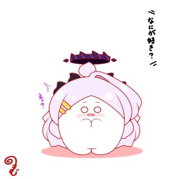 ^^^ ahoge blue_archive blush colored_shadow commentary_request full_body grey_hair hair_ornament hairclip halo highres hina_(blue_archive) horns kurukurumagical long_hair looking_at_viewer o_o open_mouth parted_bangs shadow simple_background single_hair_intake solo standing translation_request very_long_hair wavy_mouth white_background