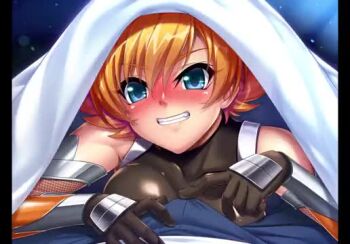 1boy 1girl animated audible_speech black_leotard blush bodysuit breasts censored cum cum_on_body erection facial fellatio female_orgasm full-face_blush game_cg gloves grin happy hetero igawa_sakura japanese_audio kagami_hirotaka large_breasts leotard licking licking_penis lilith-soft looking_at_another looking_at_viewer moaning naughty_face non-web_source open_mouth oral orgasm penis penis_on_face saliva shiny_skin smile solo_focus sound surprised taimanin_(series) taimanin_asagi taimanin_rpgx tongue tongue_out under_covers video