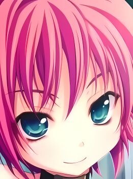 1girl blue_eyes my_imouto_koakuma_na_a_cup pink_hair utsumi_miyu