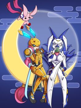 Rule 34 | cutemon, dianamon, digimon, highres, jougamon, tagme