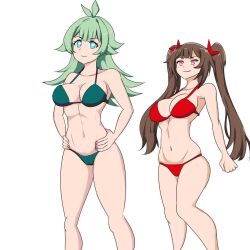 2girls animated arms_between_legs crotch_kick cunt_punt green_hair honkai:_star_rail honkai_(series) multiple_girls pakku_(artist) sparkle_(honkai:_star_rail) tagme video