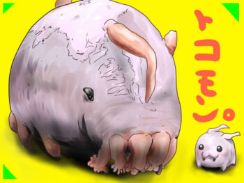 black_eyes digimon digimon_(creature) monster solo tokomon what why