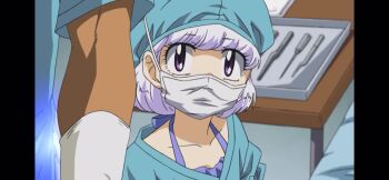 animated bare_legs child gloves highres latex latex_gloves mask mouth_mask sakaki_shuuji sannomiya_shiho scalpel sound subtitled surgeon surgical_mask tagme video zettai_karen_children