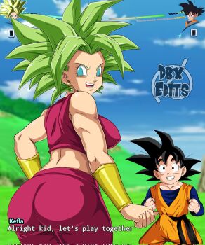 ball dragon dragon_ball dragon_ball_super dragonball_z goten highres kefla kefla_(dragon_ball) megacd sano_br son_goten sparkling