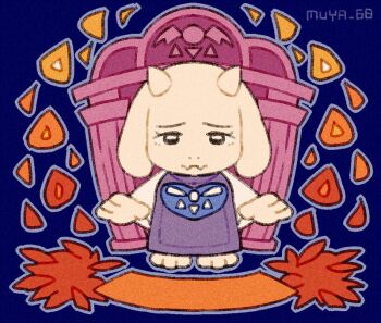 artist_request black_eyes furry goat tagme toriel undertale utdr_(toby_fox)