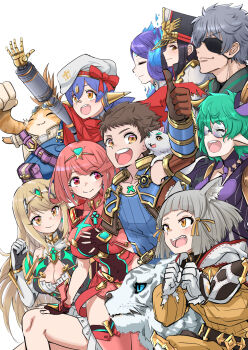 breasts brighid_(xenoblade) highres large_breasts morag_ladair_(xenoblade) multiple_boys multiple_girls mythra_(xenoblade) nia_(blade)_(xenoblade) nia_(xenoblade) pandoria_(xenoblade) poppi_(xenoblade) pyra_(xenoblade) rex_(xenoblade) sofusan1526 tora_(xenoblade_2) xenoblade_chronicles_(series) xenoblade_chronicles_2 zeke_von_genbu_(xenoblade)
