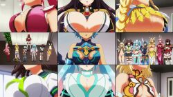 20s 6+girls absurdres angel angel_girl animated anime_screenshot ass black_hair blonde_hair blue_hair bouncing_breasts breasts brown_hair butt_crack cleavage cleavage_cutout clothing_cutout collage comparison compilation flowframes gabriel_(nanatsu_no_bitoku) hat heart_cutout high_heels highres huge_breasts jumping large_breasts long_hair looping_animation medium_breasts metatron_(nanatsu_no_bitoku) michael_(nanatsu_no_bitoku) miniskirt multicolored_hair multiple_girls nanatsu_no_bitoku navel pink_hair raphael_(nanatsu_no_bitoku) sandalphon_(nanatsu_no_bitoku) sariel_(nanatsu_no_bitoku) skirt small_breasts smile split_screen standing tagme the_seven_heavenly_virtues thigh_strap thighhighs third-party_edit twintails two-tone_hair underboob uriel_(nanatsu_no_bitoku) very_long_hair video