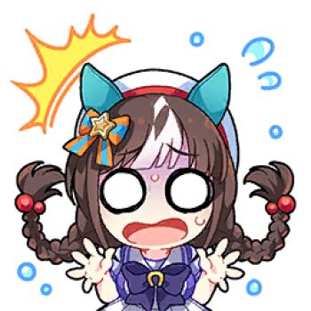 1girl ^^^ animal_ears artist_request bare_arms beret blue_bow blue_bowtie blue_shirt blunt_bangs bow bowtie braid breasts brooch cropped_torso ear_covers floating_hair flying_sweatdrops game_cg hair_bobbles hair_bow hair_ornament hands_up hat hokko_tarumae_(umamusume) horse_ears horse_girl horseshoe_ornament jewelry large_breasts leaning_forward long_hair low_twin_braids lowres multicolored_hair nervous_sweating o_o official_art orange_bow panicking pleated_skirt puffy_short_sleeves puffy_sleeves sailor_collar school_uniform shirt short_sleeves single_stripe skirt solo star_(symbol) star_hair_ornament straight-on streaked_hair striped_bow sweat tracen_school_uniform transparent_background turn_pale twin_braids two-tone_shirt umamusume very_long_hair white_hat white_sailor_collar white_shirt white_skirt