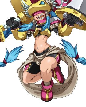 braid digimon digimon_(creature) long_hair mask minervamon someguy944 wings