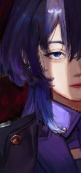 1girl blue_eyes blue_hair bobsta01 hololive hololive_english ouro_kronii ouro_kronii_(4th_costume) tagme virtual_youtuber