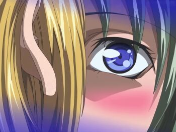 00s 2001 2girls age_difference animated animated_gif bible_black bible_black_night_of_the_walpulgiss blonde_hair blue_eyes forced_kiss green_hair ito_mika kiss kitami_reika long_hair mind_control multiple_girls nurse older_female_and_younger_female school_nurse_and_student short_hair tagme teacher_and_student yuri