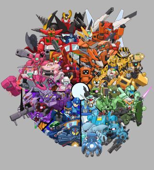 1girl 2boys absurdres aestivalis aldnoah.zero android aoki_ryuusei_spt_layzner assault_visor axe blue_eyes blurr_(transformers) borderlands_(series) bt-7274 bumblebee_(transformers) character_request claptrap color_wheel_challenge commentary deckerd dom_(mobile_suit) doodlebird14 drill dunbine english_commentary eva_00 eva_02 eva_08 evangelion_(mecha) extra_eyes fei-yen flame_print g-self getter-1 getter_robo getter_robo_(classic) ghost_in_the_shell gipsy_danger gouf_custom grey_background gundam gundam_00 gundam_0080 gundam_00_a_wakening_of_the_trailblazer gundam_08th_ms_team gundam_build_divers gundam_dynames gundam_flauros gundam_g_no_reconguista gundam_harute gundam_kimaris_vidar gundam_tekketsu_no_orphans gundam_unicorn gurren-lagann haro heart helmet highres holding holding_axe holding_sword holding_weapon horns humanoid_robot hyaku_shiki hygogg jaeger_(pacific_rim) jegan_blast_master kg-6_sleipnir kidou_senkan_nadesico koubu kshatriya layzner legendary_pictures liger_zero_schneider mecha mecha_focus medarot mega_man_(character) mega_man_(classic) mega_man_(series) mega_man_4 mega_man_x_(series) megas_xlr megas_xlr_(mecha) metabee mobile_suit mobile_suit_gundam multiple_boys multiple_drawing_challenge neon_genesis_evangelion one-eyed optimus_prime orange_eyes pacific_rim paid_reward_available pharaoh_man pink_eyes pixel_art red_eyes robot sakura_taisen salute science_fiction scopedog seisenshi_dunbine shockwave_(transformers) shoulder_cannon soukou_kihei_votoms soundwave_(transformers) stark_jegan super_robot sword tachikoma tengen_toppa_gurren_lagann thumbs_up titan_(titanfall) transformers transformers:_generation_1 v-fin vile_(mega_man) virtual_on weapon yellow_eyes zaku_ii zaku_ii_s_char_custom zeta_gundam zoids zoids_shinseiki/zero