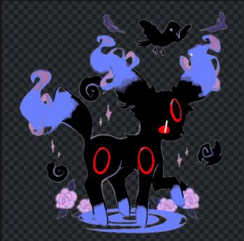 fakemon gen_2_pokemon ghost nintendo non-web_source pokemon umbreon