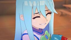1boy 1girl amplected animated annoyed aqua_(konosuba) ass ass_focus bare_shoulders bent_over blue_dress blue_eyes blue_hair blue_thighhighs blush bouncing_ass bouncing_breasts breasts brown_hair bukkake clenched_teeth completely_nude continuous_ejaculation covered_erect_nipples cum cum_in_mouth cum_in_pussy cum_on_ass cum_on_body cum_on_breasts cum_on_hair cum_on_hands cum_on_upper_body deepthroat dress ejaculation_between_breasts facial feet fellatio footjob gagging girl_on_top grabbing_another&#039;s_breast green_eyes groping hetero huge_ass invadernoodles kono_subarashii_sekai_ni_shukufuku_wo! large_breasts large_penis laughing long_hair moaning muscular muscular_male navel nipples no_panties nude one_eye_closed open_mouth oral paizuri penis presenting reverse_cowgirl_position riding satou_kazuma sex shiroo_va smile smug sound standing standing_sex straddling strip_game strip_poker teeth testicles thighhighs topless_female torogao tsking undressing vaginal video voice_actor
