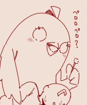 Rule 34 | 2others, anonymous (japanese), blue archive, imageboard colors, lowres, multiple others, peroro (blue archive), red theme, tagme