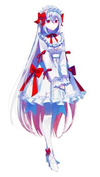 Rule 34 | 1girl, accurate lolita coord, alternate costume, bow, classic lolita, commentary, doro-c, dress, english commentary, frilled dress, frills, full body, hair between eyes, hair bow, hairband, hardcore tano-c, headphones, highres, hue shifting, j-core, logo print, lolita fashion, lolita hairband, long hair, long sleeves, looking at viewer, pale skin, pantyhose, red bow, red eyes, red ribbon, renyarrh, ribbon, shoes, simple background, solo, standing, tachi-e, very long hair, white background, white dress, white hair, white pantyhose, white shoes