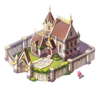 1girl anais_del_caril architecture artist_request balcony building bush coat concept_art dormer double_doors dress european_architecture foliage full_body gable_roof grass isometric kneehighs long_hair muntins nexon official_art orlanne pink_coat pink_hair pink_sleeves production_art railing red_dress red_shoes scenery second-party_source shoes simple_background socks solo stairs standing stone_stairs stone_walkway stone_wall tales_weaver very_long_hair wall_lamp wavy_hair white_background white_socks