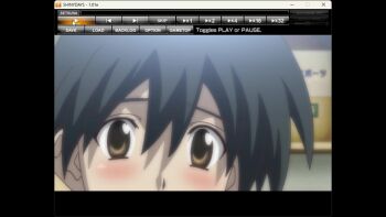 1boy 1girl animated itou_makoto_(school_days) murayama_noan netori school_days sex shiny_days tagme video