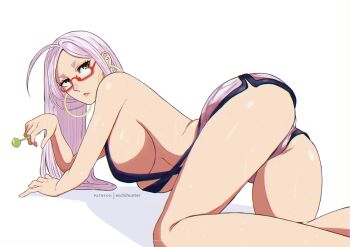 1girl ass ayase_seiko breasts dandadan large_breasts long_hair