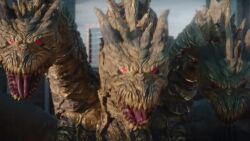 3d alien animated artist_collaboration at_field atomic_breath attack audible_speech bitsy_(company) breath_weapon breathing_lightning building city cross_promotion crossover day destruction dragon dust electricity embers energy energy_beam energy_field eva_01 extra_tails fields_(company) gainax game_trailer giant giant_monster glowing glowing_eyes godzilla godzilla:_final_wars godzilla_(series) godzilla_(shin) gravity_beam heterochromia howling hydra japanese_audio jumping kaiju keizer_ghidorah khara_(animation_studio) lightning mecha monster monsterification mouth_beam multiple_boys multiple_girls multiple_heads neon_genesis_evangelion neon_lights no_pupils official_art outdoors pachinko pachinko_godzilla_vs._evangelion:_the_second_impact_g plasma plasma_beam rebuild_of_evangelion red_eyes roaring robot rubble ruins shin_godzilla skyscraper sound space_monster tail talking toho tongue trailer_(media) video video_game wind wings yellow_eyes