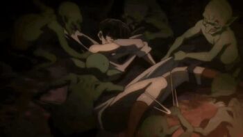 10s 1girl 6+boys animated animated_gif breasts rape censored convenient_censoring crying defeat fighter_(goblin_slayer!) gang_rape goblin goblin_slayer! helpless imminent_penetration imminent_rape lowres multiple_boys nude restrained scared tearing_clothes tears top-down_bottom-up torn_clothes