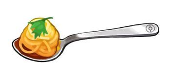 artist_request curry curry_rice food food_focus game_cg garnish herb nintendo no_humans noodles official_art pasta pokemon pokemon_swsh rice spoon third-party_source transparent_background