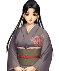 Rule 34 | black hair, hana to hebi, japanese clothes, kimono, novel illustration, official art, tooyama shizuko