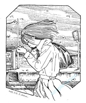 Rule 34 | 1girl, artist name, bag, bench, closed eyes, collared shirt, commentary request, cowboy shot, dated, floating hair, greyscale, hands up, hatching (texture), head down, highres, linear hatching, medium hair, monochrome, necktie, original, outdoors, pleated skirt, railroad tracks, shirt, shoulder bag, skirt, solo, standing, traditional media, traffic mirror, train station, train station platform, utility pole, wind, zpihr6jprso2r2l