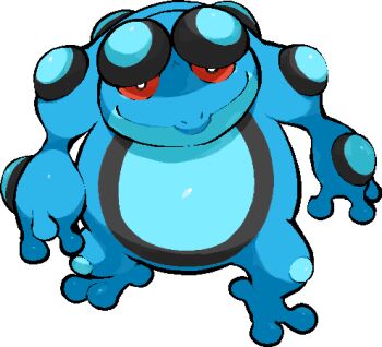 closed_mouth commentary_request full_body gen_5_pokemon kawaanago lowres nintendo no_humans nostrils pokemon pokemon_(creature) pokemon_focus seismitoad smile solo transparent_background