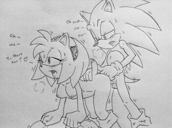 1boy 1girl amy_rose anal anal_fingering breasts fingering furry hetero nude penis randomguy999 sex sex_from_behind sonic_(series) sonic_the_hedgehog