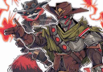 2boys animal_ears dotori_012 fangs furry furry_male guardians_of_the_galaxy hat male_focus marvel marvel_rivals mask multiple_boys open_mouth peter_quill raccoon_boy raccoon_ears raccoon_tail red_eyes rocket_raccoon smile star-lord tail