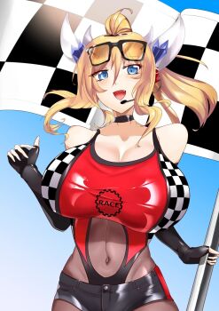 1girl blonde_hair breasts highres huge_breasts onizaki_kirara taimanin_(series) taimanin_rpgx