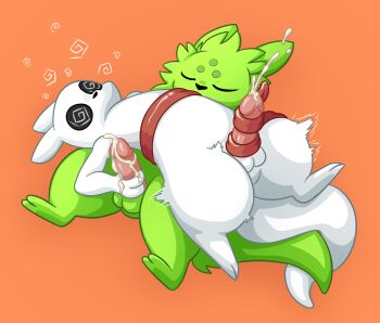 2boys furry furry_male highres multiple_boys rain_world rainworld slugcat tagme yaoi