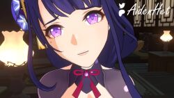 1boy 1girl 3d aether_(genshin_impact) aidenhet animated ass audible_internal_cumshot blender_(medium) blonde_hair bottomless bouncing_breasts breasts chiyo1000nights clothing_aside cum cum_in_pussy detached_sleeves ejaculation extreme_crop_top fallopian_tubes genshin_impact hand_on_own_hip heart_pasties hetero large_breasts long_hair looking_at_viewer moaning multiple_views navel nipples opennsfwsp ovaries panties panties_aside pasties penis pov pumping purple_eyes purple_hair purple_nails raiden_shogun sex sound standing standing_missionary standing_sex tagme testicles thighhighs uncensored underwear uterus vaginal very_long_hair video x-ray