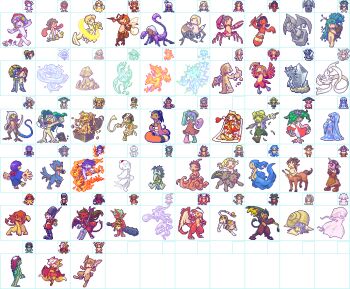 6+girls akai_(ugokashitari) angel animal_ears arrow_(projectile) arthropod_girl bee_girl black_hair blonde_hair blue_hair bow_(weapon) brown_hair bunny_girl card cat_ears cat_girl cat_tail centaur club_(weapon) colored_skin copyright_request cow_tail crab_girl cyclops demon_girl dryad dullahan elemental_(creature) female_focus fire fox_ears fox_tail ghost green_hair green_skin gun harpy hat horns insect_girl kappa lamia lion_tail long_hair mask monster_girl multicolored_hair multiple_girls mummy mushroom_girl octopus_tentacles one-eyed oni pitchfork plant plant_girl purple_hair rabbit_ears red_hair red_skin reptile_girl rifle scarecrow scorpion_girl scylla short_hair slime_girl snail_girl snake soldier spider_girl sword tail taur toy transparent_background treasure_chest two-tone_hair weapon white_hair wings zombie