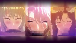 :>= ahegao amv animated anime_screenshot audible_music black_hair blonde_hair brown_hair censored character_request compilation copyright_request erection fellatio glasses grey_hair hentai_music_video hetero highres huge_filesize kedamono-tachi_no_sumu_ie_de large_penis mashou_no_nie_3 monocle mosaic_censoring multiple_girls murakami_teruaki music music_video naughty_face oral penis pink_hair pov pov_crotch pov_hands pubic_hair red_hair ryuudouji_shimon_no_inbou sei_dorei_gakuen sex sound source_request tokubetsu_jugyou_3_slg_the_animation toriko_no_shizuku video