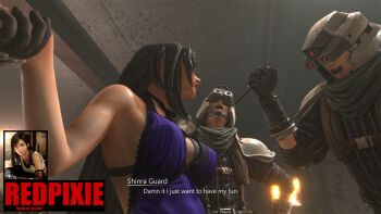 blender_(medium) final_fantasy guro highres pixiv_username screwdriver tagme tifa_lockhart tifa_lockhart_(refined_dress) what