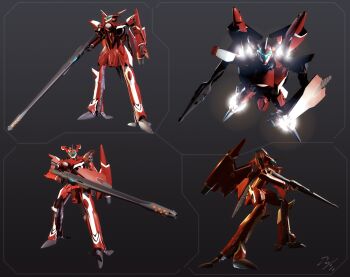 2011 3d dated east_coast_canuck energy_cannon flying gunpod macross macross_frontier mecha multiple_views n.u.n.s. realistic robot roundel science_fiction shield signature thrusters variable_fighter vf-27