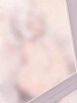 1girl animal_ears animated animated_gif ass bath bath_stool bathing blush bouncing_breasts breasts embarrassed female_focus large_breasts long_hair looking_at_viewer looking_to_the_side nude null_(nyanpyoun) opening_door purple_eyes shampoo_bottle soap_bubbles solo stool touhoku_itako voiceroid white_hair