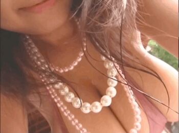 1girl animated animated_gif asian bikini bouncing bouncing_breasts breasts fuko huge_breasts japanese_(nationality) jiggle photo_(medium) plump swimsuit