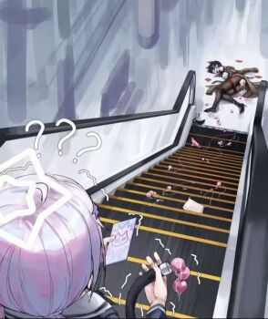 anal_beads anal_tail blue_archive butt_plug fake_tail halo non-web_source tail