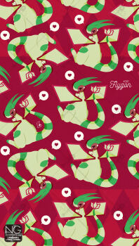 Rule 34 | animal focus, claws, commentary, dragon, flygon, gen 3 pokemon, green wings, highres, looking at viewer, looking back, meme (sleepsheep), nintendo, no humans, pokemon, pokemon (creature), pokemon focus, red eyes, symbol-only commentary, tail, wings