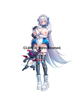 1girl blush breasts large_breasts lilith-soft rui_meijo taimanin_(series) taimanin_rpgx