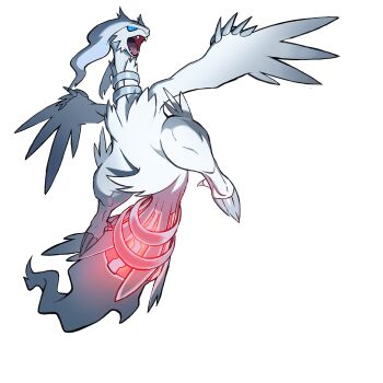 archived_source blue_eyes blue_sclera claws colored_sclera dragon fangs full_body gen_5_pokemon glowing_tail legendary_pokemon nintendo no_humans official_art open_mouth pokemon pokemon_(creature) pokemon_focus reshiram reshiram_(overdrive) second-party_source solo tokiya transparent_background