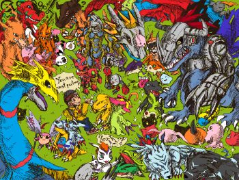 Rule 34 | agumon, agumon (black), airdramon, betamon, birdramon, botamon, bubbmon, centalmon, claws, closed eyes, coelamon, cyborg, digimon, digimon world, dragon, etemon, ex-tyranomon, gabumon, garurumon, garurumon (black), gomamon, green eyes, greymon, horns, koromon, kunemon, looking at another, mamemon, mameo (digimon), meramon, metalgreymon (virus), mochimon, open mouth, orange hair, palmon, patamon, picklemon, piyomon, poyomon, pukamon, punimon, seadramon, tentomon, tunomon, tyranomon, wings