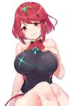 1girl animated bob_cut bouncing_breasts breasts closed_eyes competition_swimsuit large_breasts looking_at_viewer nintendo one-piece_swimsuit pyra_(pro_swimmer)_(xenoblade) pyra_(xenoblade) red_eyes red_hair short_hair smile swimsuit tagme video xenoblade_chronicles_(series) xenoblade_chronicles_2