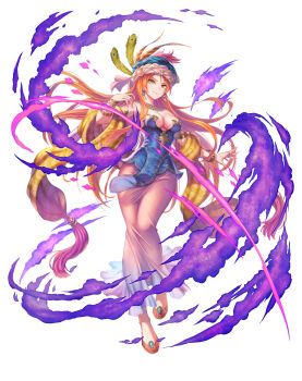 Rule 34 | 1girl, armlet, bare shoulders, belladonna (seiken densetsu 3), blue shirt, bracelet, breasts, bustier, cleavage, closed mouth, earrings, fingernails, full body, green eyes, haccan, highres, isabella (seiken densetsu 3), jewelry, large breasts, long fingernails, long hair, long skirt, looking at viewer, low neckline, magic, official art, peacock feathers, pink skirt, pointy shoes, red hair, ring, seiken densetsu, seiken densetsu 3, shawl, shirt, shoes, skirt, sleeveless, slit pupils, smile, solo, thumb ring, transparent background, very long hair